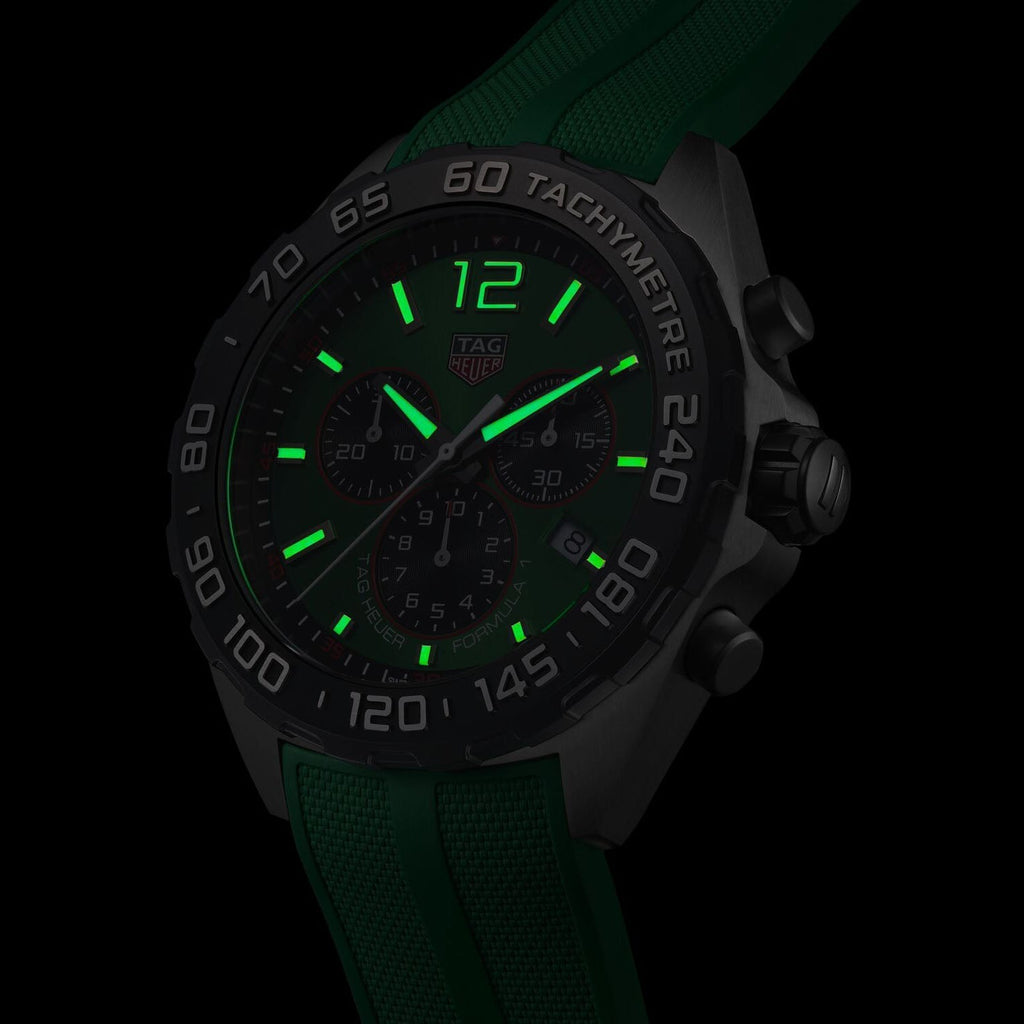 Tag Heuer Watch Formula 1 Chronograph Green Caz101ap Ft8056 -korean beauty