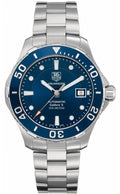 Tag Heuer Aquaracer Caliber 5 Automatic Blue Dial Silver Steel Strap Watch For Men Wan2111 Ba0822 -korean beauty