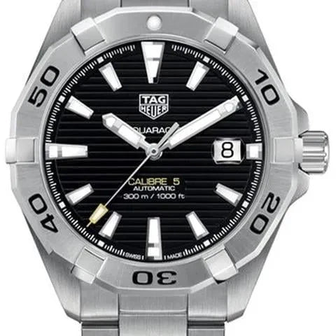 Tag Heuer Aquaracer Automatic Caliber 5 Black Dial Silver Steel Strap Watch For Men Wbd2110 Ba0928 -korean beauty