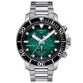 Tissot Chronograph Mens Watch Seastar 1000 Green T1204171109101 -korean beauty
