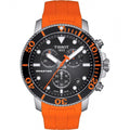 Tissot Chronograph Watch Seastar 1000 Orange T1204171705101 -korean beauty
