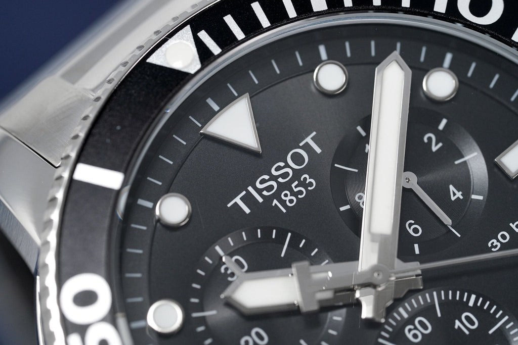 Tissot Chronograph Watch Seastar 1000 T120 417 11 051 00 -korean beauty