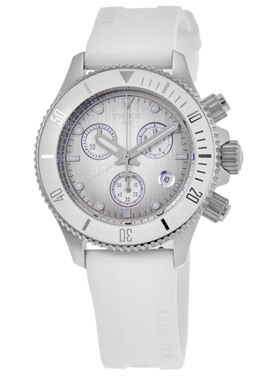 Tissot Seastar 1000 Quartz Chronograph 38mm White T120.217.17.011.00 -korean beauty