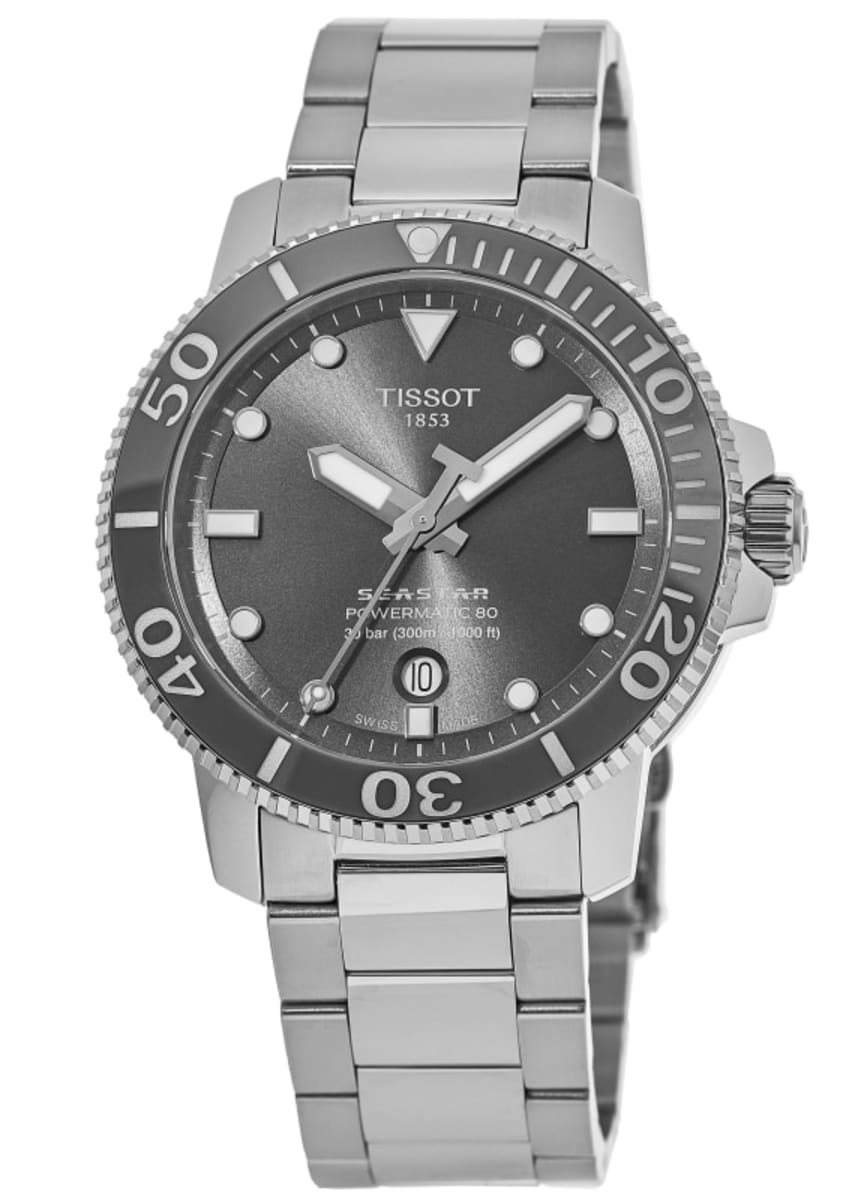 Tissot Seastar 1000 Powermatic 80 Grey Dial T120.407.11.081.01 -korean beauty