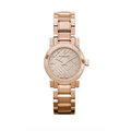 Burberry Ladies Watch The City Diamonds 26mm Rose Gold Bu9215 -korean beauty