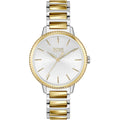 Hugo Boss Womens 1502568 Signature Two Tone Stainless Steel Analog Watch -korean beauty