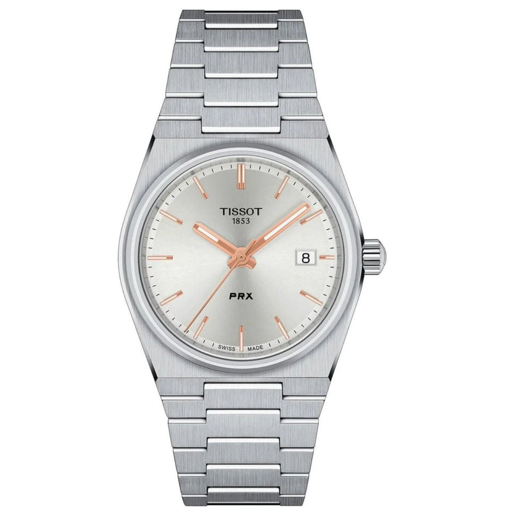 Tissot Mens Watch Prx White Rose Quartz T137 210 11 031 00 -korean beauty
