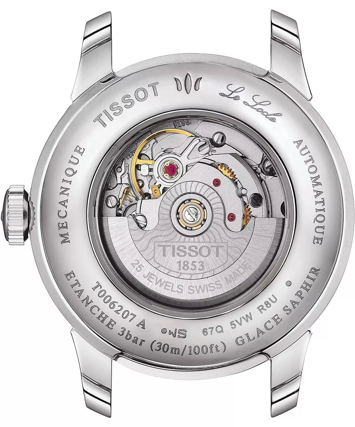 Tissot Ladies Watch Automatic Le Locle 29mm Black T0062071112600 -korean beauty